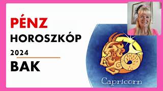 BAK horoszkóp 2024 pénzügyek szerencse horoszkóp [upl. by Luapnoj]