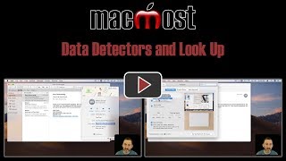 Data Detectors and Look Up MacMost 1845 [upl. by Nosille]