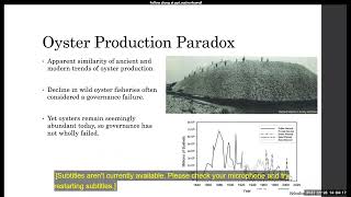 Development of Oyster Resource Production and Governance A Harbinger For Seafood Production Systems [upl. by Nospmis]