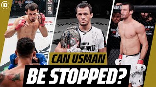 Can He Remain UNDEFEATED🤔  Usman Nurmagomedov Highlights  Bellator 300 [upl. by Kenelm]