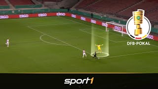 VfB raus nach TorwartSlapstick Stuttgart  Mönchengladbach 12  Highlights  DFBPokal  SPORT1 [upl. by Eihtak]