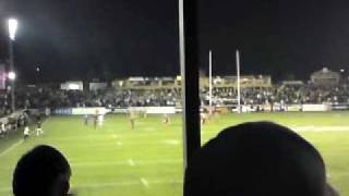 Castleford Tigers  Cas fans sing after try V Warrington Wolves 2 [upl. by Suriaj]