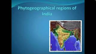 Phytogeographical regions of India [upl. by Treva]