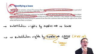 IFRS 16 Identifying a lease  ACCA SBR lectures [upl. by Coulson]