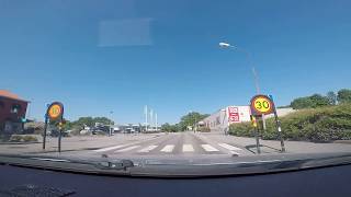 Hylses Blekingeturné  MÖRRUM  ASARUM  180608  GoPro 5  Mazda 3 Karlshamns kommun [upl. by Otnas]