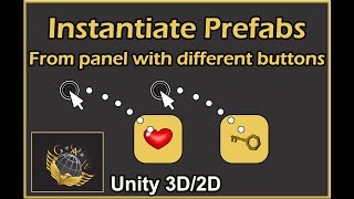 Unity instantiate prefabs [upl. by Ahsoym]