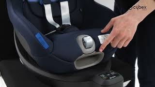 How to Rotate the Seat I Sirona SX2 iSize Car Seat I CYBEX [upl. by Cinderella662]