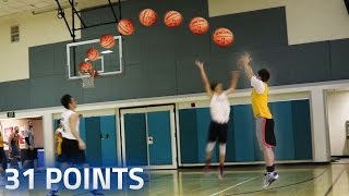 OMG I SCORED 31 POINTS BASKETBALL SEASON [upl. by Arahd]