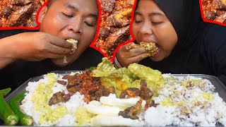 PARU LEMBU CRISPY MASAK SEKALI DENGAN AYAM MASAK LEMAK❗❗ mukbang malaysia [upl. by Goldstein]