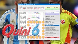 Ganar QUINI 6 con Números Pronosticados y Combinaciones Optimizadas según Últimos Resultados iA [upl. by Wayolle]