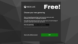 How to Change Your Xbox Gamer tag Free 2nd Time [upl. by Marice]