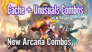 Collectors Cache  Unusual Mixed Sets  New Arcana Combinations and BUGGED Unusual Item [upl. by Roseline]