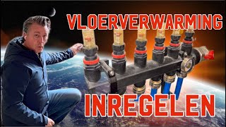 Inregelen vloerverwarming [upl. by Estrin]