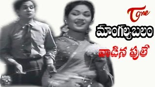 Mangalya Balam Songs  Vaadina Poole  ANR  Savithri [upl. by Occor]