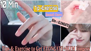 10 Exercise to ELONGATE and Slim Finger  Tips for smooth and elongated fingers  Finger Exercise [upl. by Jeri]