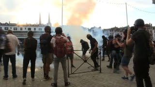 G7 face à face entre manifestants et policiers 22  AFP Images [upl. by Ik]