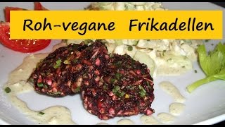 Vegane Rohkost Frikadellen aus dem SaftTrester deftig amp köstlich [upl. by Reinar740]