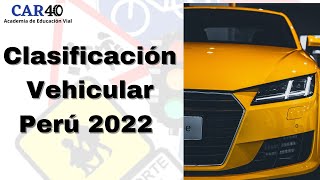 Categorías de los Vehículos  Clasificación Vehicular  Perú 2022 [upl. by Heymann427]