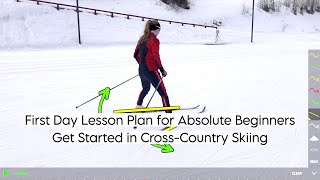 Beginner Cross Country Ski Lesson [upl. by Yraek]