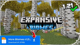 More Biomes Addon for Minecraft Pe 121BE  25 New Biomes [upl. by Anived798]