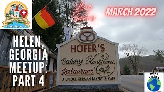 Hofers Bakery amp Exploring Downtown Helen  Part 4  Helen Georgia Meetup Vlog Series  March 2022 [upl. by Uhn679]