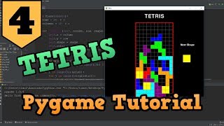 Pygame Tutorial  Tetris Part 4 [upl. by Kitchen]