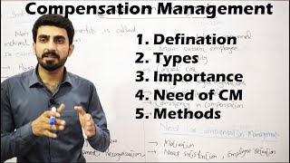 Compensation Management in urdu hindi  BBA MBAMcom CS [upl. by Nnylylloh]