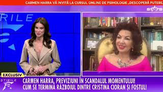 Carmen Harra  Cristina Cioran încheie o relație karmică să facă pace și să meargă mai departe [upl. by Anirt336]