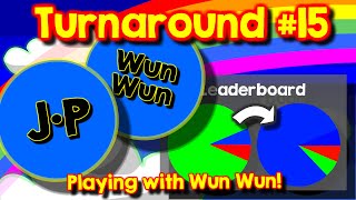 Agario Team Mode Turnaround 15 playing with Wun Wun the real one [upl. by Corbet]