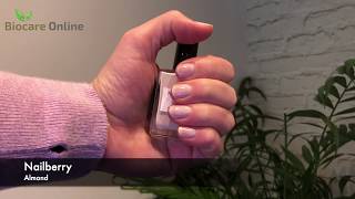 NAGELLAK SWATCH Nailberry  Almond  Biocare Online [upl. by Norat]