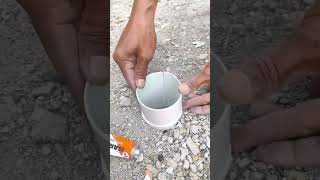 Pvc pipe joint lag na ka tarkia viralvideo solarpanelinstallation electrical pvc [upl. by Auqined]