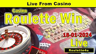 🔴 ROULETTE  🔥 Live Roulette Table  🎰 18012024  ✅ Roulette4u [upl. by Neitsirhc565]