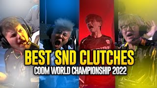 Top SND Clutches  CODM World Championship 2022 [upl. by Casie733]