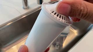 How To Replace Brita Filter Cartridge This Demonstration is not accurate read the pinned Comment [upl. by Ahsitniuq]