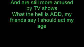 Blink 182 Whats my age again lyrics [upl. by Gulick]