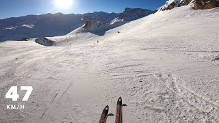 SKI  Val dIsère  Face de Bellevarde [upl. by Oitaroh]