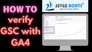 How to verify GSC with GA4  Verify Your Website in Google Search Console with Google Analytics 4 [upl. by Tiff]