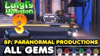 Luigis Mansion 3  All Gems Locations Guide amp Walkthrough [upl. by Bostow768]