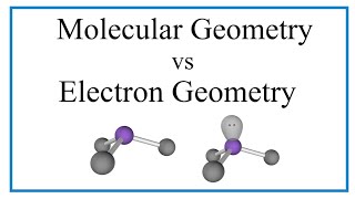 Electron Geometry vs Molecular Geometry Explanation amp Examples [upl. by Ecyor544]