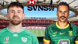 IRELAND 7s vs SOUTH AFRICA 7s Madrid Sevens 2024 Live Commentary [upl. by Wurster]