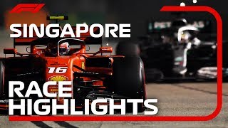 2019 Singapore Grand Prix Race Highlights [upl. by Nogras827]