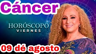 horoscopo de hoy Cáncer  Horóscopo Diario  Cáncer  09 de agosto de 2024 [upl. by Kabob]