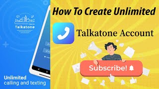 Create Your Talkatone Account With Quick and Easy Instructions [upl. by Arlynne]