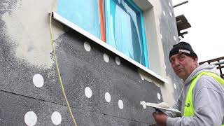 Application and installation of an external wall insulation system [upl. by Victoria]