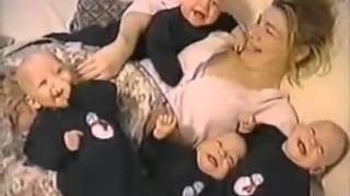 Quadruplets laughing with Mom [upl. by Neelram97]