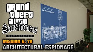 GTA San Andreas Remastered  Mission 78  Architectural Espionage Xbox 360  PS3 [upl. by Gav]