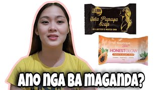 KOJIC WHITE GLUTA PAPAYA SOAP REVIEW reviews Whitening skintips kojicwhiteglutasoap [upl. by Nickles]