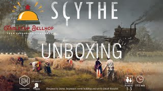 Scythe Unboxing What you get in the box for Scythe the board game from Stonemaier games [upl. by Nolham]