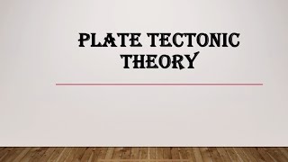 Plate Tectonic Theory [upl. by Halyhs]