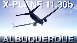 XPlane 11 Landing at Albuquerque Intl Sunport [upl. by Messab]